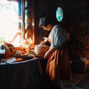 ND Stevenson Instagram - “If more of us valued food and cheer and song above hoarded gold, it would be a merrier world.” 🌱

Or: when a spot at @hobbit.shire opens up just in time for your 4th wedding anniversary, and you know what you have to do.