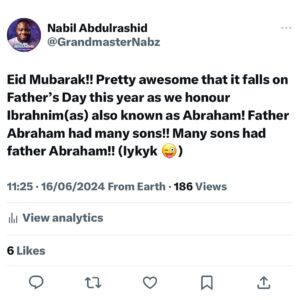 Nabil Abdul Rashid Instagram - Eid Mubarak!!