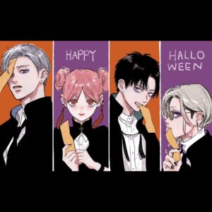 Nachiyan Instagram - #halloween 
#🎃
#ゆびさきと恋々
#イラスト