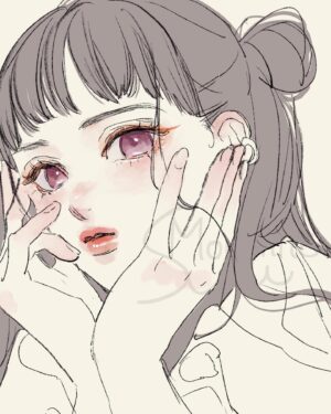 Nachiyan Instagram - #落書き 
#ゆびさきと恋々
#エマ