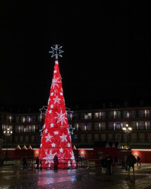 Nadia Al Saidi Instagram - Una rosa, rodaje, teatro, un árbol de navidad, comida y un npc