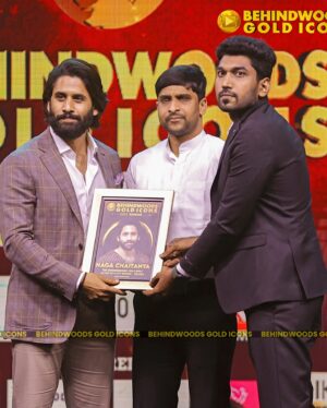 Naga Chaitanya Instagram - For @behindwoodsofficial gold icon2024 best actor OTT series - #dhootha .  Wearing @canali 
#canali1934 

Styled by @harmann_kaur_2.0 
PC : @palaniappansubramanyam  Hair by @devsakthivel