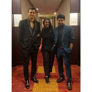 Nagabhushana N S Instagram - ನಾನು, ಗೆಳೆಯರು ❤
#siima2022
Stylist : My fav @itmeshachinaheggar