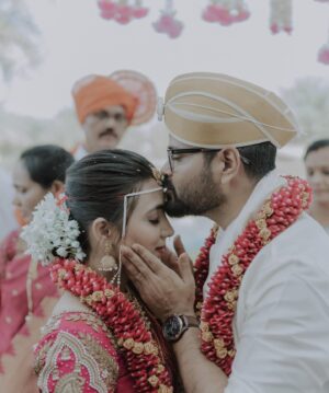 Nagabhushana N S Instagram - ಇನ್ನು ಬಾಳ 'ಪೂಜೆ'ಗೆ ಒಲವೇ 'ಭೂಷಣ' ♥️ 
#ಪೂಜಾಭೂಷಣಕಲ್ಯಾಣ #PoojaBhushana 

Photography : @pannastudio_ 
Make-up : @ganesh_makeover 
Stylist : @itmeshachinaheggar
