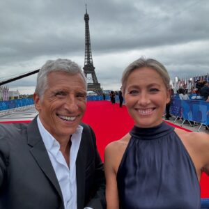 Nagui Instagram - Une pluie de #champions une #ceremonie #inimaginable #paris2024 #jo @france2.tv le bonheur de travailler avec @aslapix et de rencontrer des légendes de chez #legend @serenawilliams @tony_estanguet @_tonyparker09 @mariejoseperec @didierdrogba @carl_lewis_official @patrickbruel  @mapelinage #monmeilleurpote ma #championne et évidemment @belaidialice cc @artus.officiel