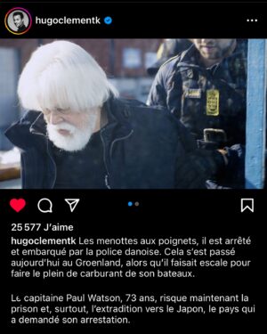 Nagui Instagram - https://www.mesopinions.com/petition/nature-environnement/emmanuel-macron-demander-liberation-paul-watson/232333