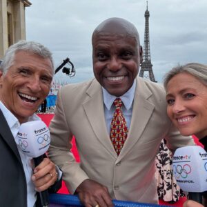Nagui Instagram - Une pluie de #champions une #ceremonie #inimaginable #paris2024 #jo @france2.tv le bonheur de travailler avec @aslapix et de rencontrer des légendes de chez #legend @serenawilliams @tony_estanguet @_tonyparker09 @mariejoseperec @didierdrogba @carl_lewis_official @patrickbruel  @mapelinage #monmeilleurpote ma #championne et évidemment @belaidialice cc @artus.officiel