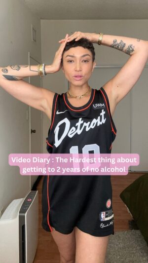 Naima Mora Instagram - Video Diary: Celebrating 2 years of sobriety as a non-drinker was challenging! The hardest part? Recreating a new identity for myself around social expression. Wanting to celebrate a big accomplishment? Had a hard day? Normally, we’d be popping bottles… but being a non-drinker asked me to find other ways to celebrate life… which was explorative and actually VERY LIBERATING! 

Of course it felt weird at first but finding new ways to love on myself was the hardest part, but most rewarding part! 

#videodiary #sober #soberlife #alcoholfreelife