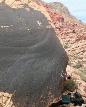 Nalle Hukkataival Instagram - @dawoods89 trying Vantablack - rad little 8B I opened last winter ⚫️ @BLACKdiamond @lasportivagram