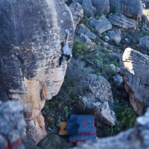 Nalle Hukkataival Instagram - One from Africa. Leopard Shield 🐆🛡 at Outer Realm 📸@hcslowmo #rocklands @blackdiamond @lasportivagram #bouldering