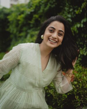 Namitha Pramod Instagram - Dreamy 🧡
📷: @merin__georg 
Styled by : @rashmimuraleedharan 
Wearing : @silpaa.in