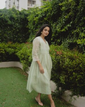 Namitha Pramod Instagram - Dreamy 🧡
📷: @merin__georg 
Styled by : @rashmimuraleedharan 
Wearing : @silpaa.in