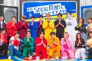 Naoki Kobayashi Instagram - まさかのMVPいただきました👑わーい🙌
Snowmanの皆さん、ありがとうございました🔥
#久々のバラエティ番組
#楽しかったです
#それsnowmanにやらせて下さい #それスノ 🕺