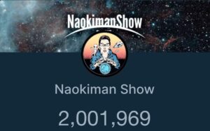 Naokiman Instagram - 登録者200万人ありがとうございます！！！

これからもさらに世の中に良い影響を与えられるよう頑張るので、皆さんよろしくです！！