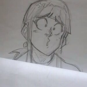 Nas Pasha Instagram - Progress,  one page at a time. #anime #animation #dragonballz #chichi #ドラゴンボールz #作画 #sakuga