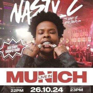 Nasty C Instagram - Awe ekse, we've added Munich to the I Love It Here UK/EU tour! Get your tickets, and let's link up! 

#ILoveltHereTour #ILIHtour #ZuluManOnRoad #NastyConTour