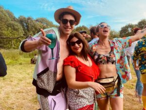 Natalia Tena Instagram - 4 days celebrating Sam our Man and Soraya our Brazilian Reina’s 40th. We had our own London Glastonbury, our glasses were never empty, our BBQ was always full, the sound system never stopped, the rain never came. Cannot believe the inappropriate amount of love I feel for all these animals in my life.
