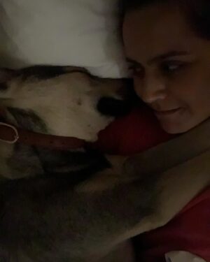 Natalia Valdebenito Instagram - Hace 3 años y un día como hoy llegó Lauryn a mi vida. A nuestras vidas. Lo cambió todo para siempre y seguro es la decisión más irracional y hermosa que he tomado para mi corazón. Nunca más dormí temprano, nunca más los muebles ni la casa estuvieron en orden, nunca más el tiempo fue mío, cualquier planificación pasa por pensar en su vida y luego en la nuestra. Nunca mas me sentí sola. Nunca fui más niña que ahora. Nunca fui tan feliz amando así. 
Cuidarla es un desafío, pero no es más difícil que pensar la vida sin ella. Cuidarla es una misión que me tomo muy en serio. Nada me importa más que ella esté tranquila, feliz y sanita. 
Amo que sea regalona e independiente, @lucianofrancino dice que se parece a mí y me gusta pensar que es así. Fantaseo con eso. Sé que nos entendemos, que la miro y veo lo que pasa y si me demoro ella me da la señal para que la entienda. Hablo con ella, a veces se latea, y otras me da la solución y me saca a pasear para que tome aire y se vayan los fantasmas. 

Si a alguien le sorprende está declaración de amor los entiendo. En Netflix salgo diciendo y mirando a la cámara que “no me gustan los animales”, pero en otro show: “FEA”, cuento la historia completa y cuando publiquemos el show (pronto) entenderán que pasó. 

Agradezco al destino, a ese día que la idea apareció y corrimos a buscarte, a tu mirada fija siempre en mis ojos, a tu cuidado cuando andamos en la calle y le ladras a todos los hombres que pasan por nuestro lado. Al amor que sacas de mí. A esta otra yo. Porque Lauryn llegó para enseñarme a amar y a decirme que puedo ser siempre distinta, que puedo amar intensa e irracionalmente. 
Gracias mi titita, mi perrita Preciosura, Lauryn Hill de mi vida toda. Te amo. ♥️👑

… sí, en el video que subí la mordí yo, y bueno .. no lo entenderían 🥹😅