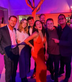 Natalie Martinez Instagram - About last night! Bad Monkey is officially out now. 

This has been such a special project for me in so many ways. I hope you enjoy Rosa and this crazy amazing cast of characters as much as I did. Truly an honor to be in a project with such a great group of ppl. 

🥂 to one #BadMonkey

@AppleTV 
