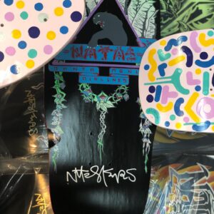 Natas Kaupas Instagram - I signed and painted some boards. Up on the natasshop website now.