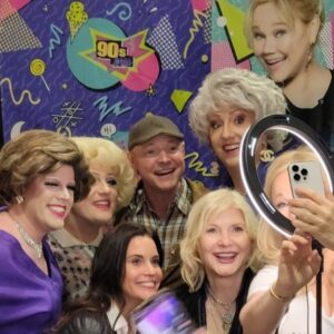 Nate Richert Instagram - Everyone and his brother whipped out their phones to take a picture of this one. I grew up, watching “The Golden Girls” religiously with my grandmother. I finally got to meet them. The “Golden Gays.“ It was fantastic. And, let me tell you, Dorothy got a little Blanche with me. 😯@thegoldengays85 @thats4ent #90scon