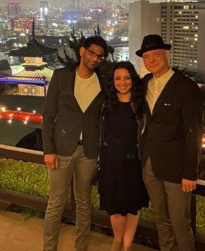 Nate Richert Instagram - @godhatesj and @lulufortexas took me out for a belated birthday sushi boat last week. It was amazing to spend some time. Thank you!! #yamashirohollywood @yamashirola #sushiboat