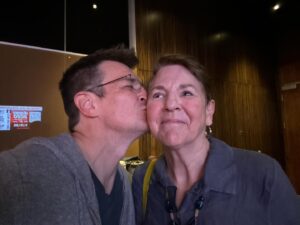 Nathan Fillion Instagram - This is my mom, God rest her soul (not dead). I can say with certainty that I get my outlook on life from her. She taught me that the difference between lucky and unlucky people is gratitude. When things look bad, she’s been known to say, “At least you’ve got legs.” And she’s right. I do. In her eyes, there’s always something to be celebrated, always something to be thankful for, and always enough love to go ‘round. I’m ever so grateful for being raised by this lady, and for her influence that runs strong throughout my family. Today is your day, Cookie. See you this afternoon.