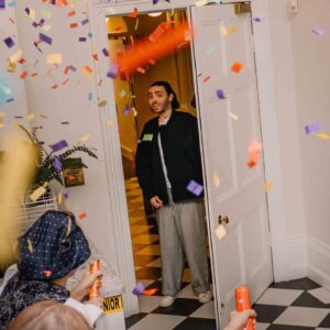 Nathan Sykes Instagram - Thank you to everyone who made my surprise 30th so special, I feel so very loved. My incredible fiancée organised the best party I’ve ever been to. Swipe for my reaction when walking into a room expecting to eat a curry with a couple of friends and is instead greeted by everyone I love dressed as pensioners 

📸: @kylebaxterphotographer