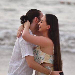 Nathan Sykes Instagram - A few nights ago I took @_charlotteburke_ to the same beach in Saint Lucia that her parents got married on many years ago to ask her a certain question and … She Said Yes!!!