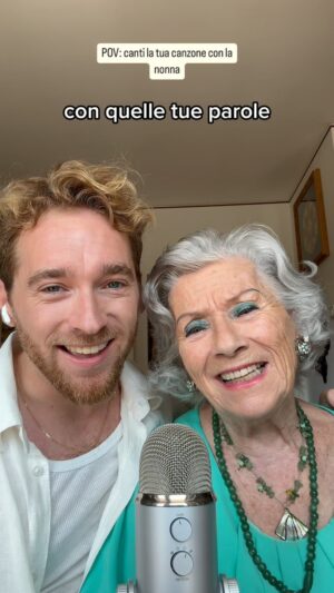 Nathan Trent Instagram - Insieme a mia #nonna cantiamo la mia canzone ‘parole’ per la prima volta 
Che emozione🤍

My #grandma and I are singing my own song ‘parole’ for the first time together
So many emotions🤍

@dave.camille on keys 

#nonnaenipote #nonnaenipote❤️ #italy #italia #italian #cantante #cantantes #cantanti #canzoniitaliane #piano #pianocover #pianomusic #canzone #nathantrent #love #amore #famiglia