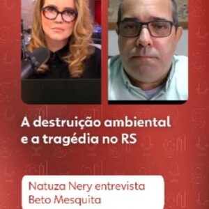 Natuza Nery Instagram - 🎧 O Assunto - A consequência da tragédia no Rio Grande do Sul teria sido diferente caso o Código Florestal fosse aplicado nos últimos 12 anos?

Em conversa com @NatuzaNery, Beto Mesquita, do grupo Coalizão Brasil Clima, Floresta e Agricultura, explica a importância da vegetação em situação como a que atingiu o estado.

Você pode ouvir #OAssunto no #g1, no YouTube ou em sua plataforma de áudio preferida. #meioambiente #códigoflorestal #riograndedosul