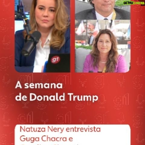 Natuza Nery - 1.7K Likes - 🎧 O Assunto - Favoritismo de Trump agora é indício de uma vitória em novembro?
Em conversa com @NatuzaNery, Carolina Cimenti e Guga Chacra analisam o que vem pela frente na corrida pela Casa Branca direto da convenção republicana nos Estados Unidos.
Você pode ouvir #OAssunto no #g1, no YouTube ou em sua plataforma de áudio preferida #trump #biden #eleição #estadosunidos
