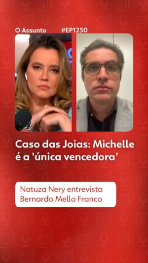 Natuza Nery Instagram - Por que Michelle Bolsonaro não está na lista de indiciamentos? @natuzanery conversa com jornalista Bernardo Mello Franco, colunista do jornal O Globo e da Rádio CBN, sobre o inquérito das joias, no qual a PF indicia o ex-presidente Jair Bolsonaro e outras 11 pessoas.

Você pode ouvir #oassunto no #g1, no YouTube ou em sua plataforma de áudio preferida.

#michellebolsonaro #policiafederal #politica #noticias #podcast