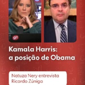 Natuza Nery Instagram - 🎧 O Assunto - O que fez Obama não endossar o nome de Kamala Harris de cara?

Em conversa com @NatuzaNery, diplomata Ricardo Zuniga fala da cautela do ex-presidente dentro do partido Democrata nos EUA.

Você pode ouvir #OAssunto no #g1, no YouTube ou em sua plataforma de áudio preferida #kamalaharris #obama #estadosunidos #democratas