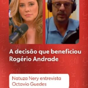 Natuza Nery Instagram - 🎧 O Assunto - O paradoxo da decisão do STF de tirar a tornozeleira eletrônica de Rogério Andrade.

Em conversa com @NatuzaNery, o @octavioguedes aponta que investigação revela poder de influência do bicheiro mesmo com monitoramento da Justiça.

Você pode ouvir #OAssunto no #g1, no YouTube ou em sua plataforma de áudio preferida.