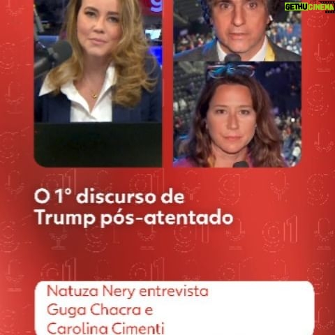 Natuza Nery - 1.6K Likes - 🎧 O Assunto - Como foi o ambiente dentro do local onde Trump fez seu primeiro discurso após sofrer o atentado.
Em conversa com @NatuzaNery, Carolina Cimenti e Guga Chacra dão suas impressões direto da convenção republicana nos Estados Unidos.
Você pode ouvir #OAssunto no #g1, no YouTube ou em sua plataforma de áudio preferida #trump #biden #eleição #estadosunidos
