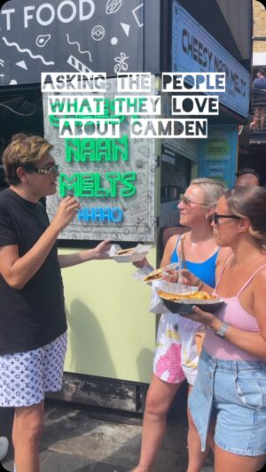 Navid Sole Instagram - Asking people what they like most about Camden Town! You can guess what most of them said😋

#camden #camdentown #camdenmarket #fyp #navidsole #interview #london
