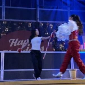 Nayah Damasen Instagram - My Christmas performances from @citadel_outlets & @outletssc ❤️ thank you so much for having me!! 

CHECK OUT my cover of “Last Christmas” on all streaming platforms!!😘

@saydizzle my beautiful choreographer, thank you for caring about this show just as much as I did and putting your all into each performance. Also for doing my hair and makeup for San Clemente ;)
HMU for Citadel: @karissa_symmons 
Photographer: @photosbykathlyn 
Stylist: @thisisme_ladyd
