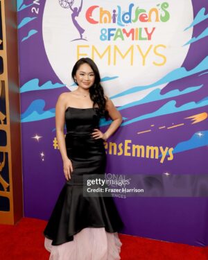 Nayah Damasen Instagram - Children’s & Family Emmys💛 I’m so happy that the crew gets this well deserved recognition with the 6 Emmy nominations!! Along with the big win for outstanding choreography @hlghlg truly no one more deserving!! Thank you #childrensemmys for giving us the honor of presenting and saying “the Emmy goes to…”