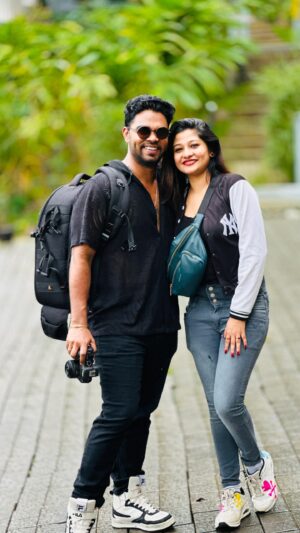 Neema Mathew Instagram - Azhagai manadhai parithuvitaalae 🩵🥰😘

This is a footage from our first travel vlog ( Trip to vagamon hills ) Full video is on our youtube channel - Sanju Tcehy Vlogs

#trip #family #dance #places #vagamon #couple #couplegoals❤
