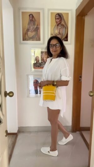 Neena Gupta Instagram - What happened to Manju Devi? 😮 #panchayatseason3 @primevideoin