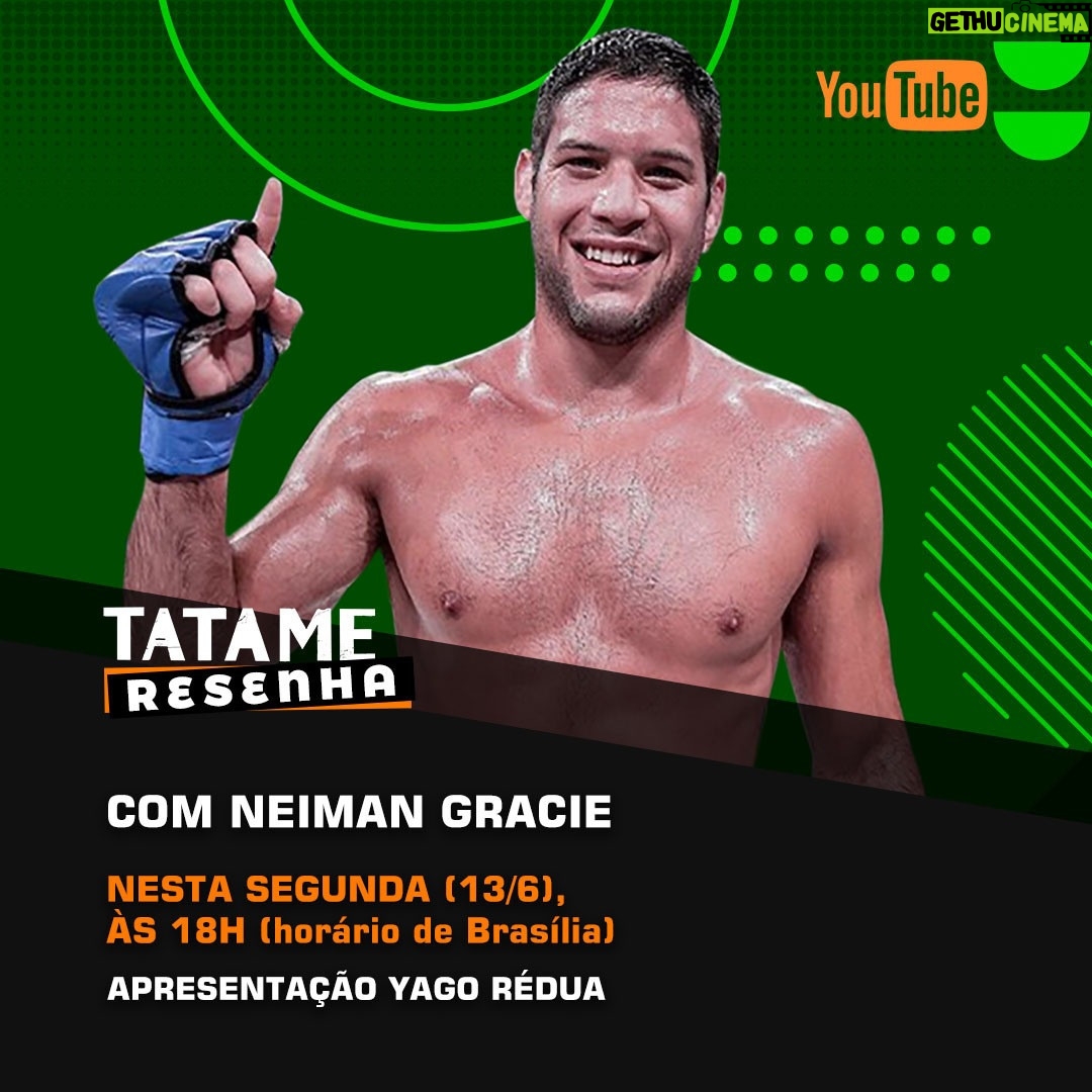 Neiman Gracie - 126 Likes - DO JIU-JITSU AO MMA!
O Resenha TATAME #12, que acontece nesta segunda (13), a partir das 18h (horário de Brasília), recebe Neiman Gracie (@neimangracie), faixa-preta de Jiu-Jitsu e atualmente lutador do @BellatorMMA. O bate-papo será sobre o UFC 275, realizado no último fim de semana, e também passará pela carreira do membro da família Gracie: do Jiu-Jitsu ao MMA 💥
Não vai perder, né? É hoje, AO VIVO, no YouTube TATAME PLAY; fique ligado
🖥️ https://www.youtube.com/c/TATAMEPLAY
#MMA #JiuJitsu #BJJ #Bellator #Gracie #UFC275