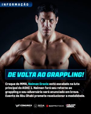 Neiman Gracie Instagram - The first edition of the ADXC is taking shape and expectations for the event are rising all the time. In recent days, the Abu Dhabi organization announced that Brazilian Neiman Gracie (@neimangracie) has been confirmed for the main event. 

The opponent of Renzo Gracie's black belt will be made official soon. ADXC 1 will be held at the Mubadala Arena in Abu Dhabi on October 20th. The card will be exciting! 

Who should Neiman face? 👀🤔🔥
-
A primeira edição do ADXC vai ganhando forma e a expectativa para o evento não para de crescer. Nos últimos dias, a organização de Abu Dhabi anunciou que o brasileiro Neiman Gracie (@neimangracie) está confirmado na luta principal do evento. 

O oponente do faixa-preta de Renzo Gracie será oficializado em breve. O ADXC 1 será disputado na Mubadala Arena, em Abu Dhabi, no dia 20 de outubro. O card estará aluciante! 

Quem Neiman deve ser o adversário dele? 👀🤔🔥

Oferecimento: @seda.college | @bjjprotech | @oakleybr | @blackarmorkimonos

#JiuJitsunoVF #vfcomunicajj #vfcomunica #esporte #grappling
