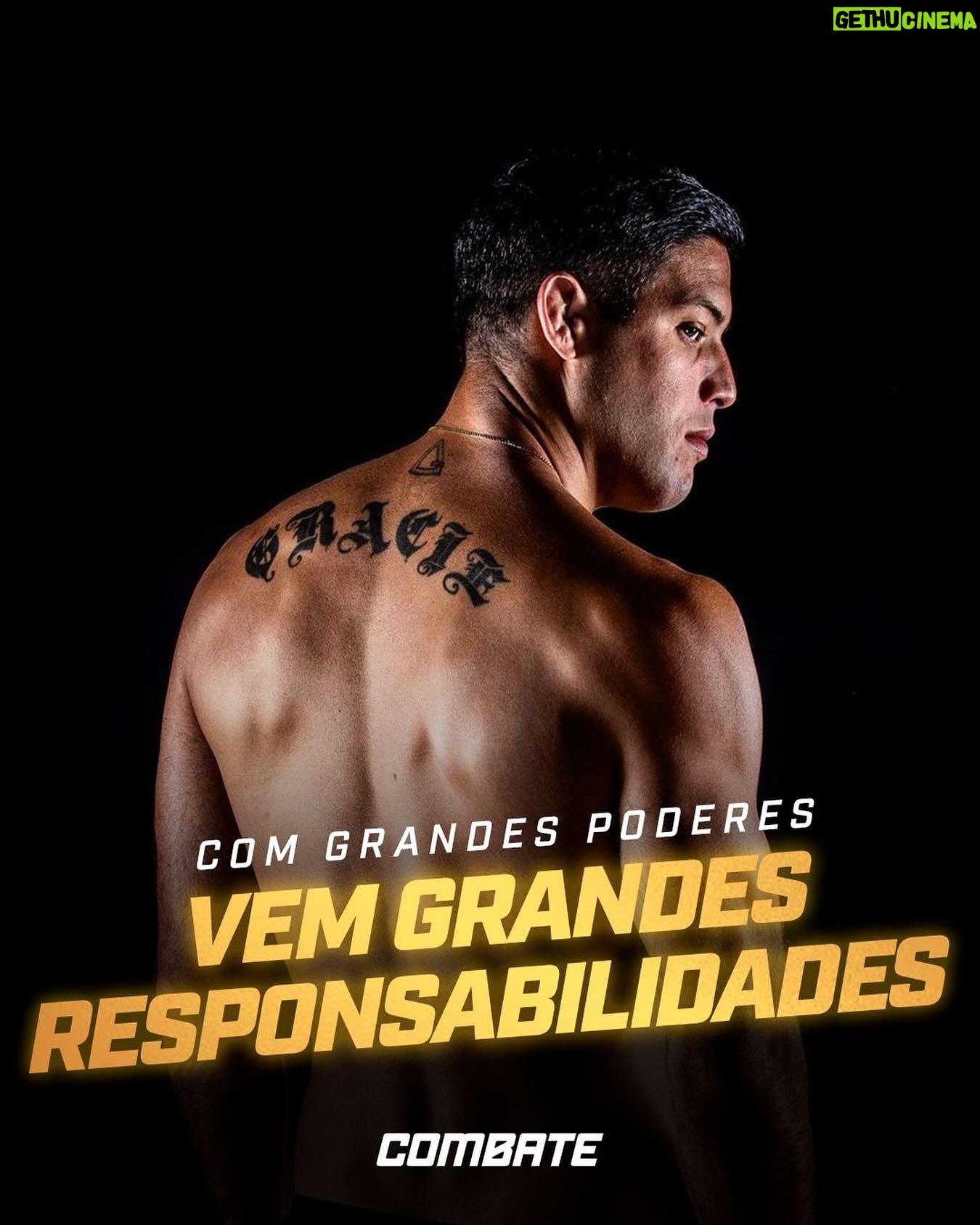 Neiman Gracie - 0.9K Likes - CARREGANDO O NOME GRACIE NAS COSTAS! 💪
Neiman Gracie segue firme na busca de honrar um dos nomes mais importantes no mundo das lutas e conquistar o cinturão da PFL 2024.
*Contém texto alternativo
Descrição para acessibilidade: arte-gráfica com a foto de Neiman Gracie com a legenda “com grandes poderes vem grandes responsabilidades”
#Combate #PFLnoCombate #NeimanGracie