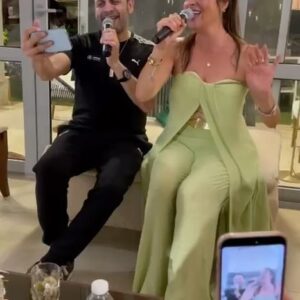 Nermin EL Fee'y Instagram - #_with_the_super_star_my_bro🌺# @moustafa.amar# nermineelfeky