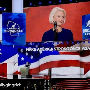 Newt Gingrich Instagram - @callygingrich and I were honored to speak at the Republican National Convention in Milwaukee. 🇺🇸