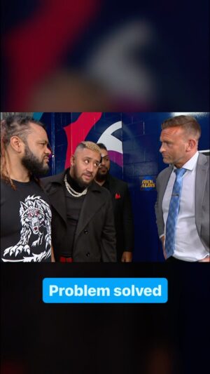 Nicholas Aldis Instagram - Jacob Fatu and Tama Tonga will represent #TheBloodline in TONIGHT’S Gauntlet Match on #SmackDown!