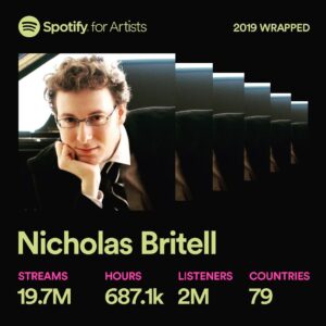 Nicholas Britell Instagram - Thank you so much to all those who listened this year!! I am deeply grateful ❤️🎼