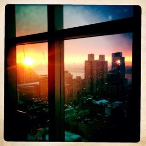 Nicholas Britell Instagram - Serious NY Sunset #NYC #WordIsBond