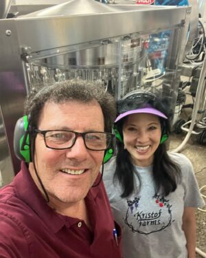 Nicholas Kristof Instagram - Sheryl and I cheered the bottling of our 2022 Chardonnay and Pinot Noir! We’ve been planning this since 2018, so we’re thrilled to see it happen. Many thanks to our friends and neighbors at @elkcove, who are great winemakers—and great custodians of the land. We’ll let the wine mature in the bottle and ship after March, mostly through our @kristoffarms website.